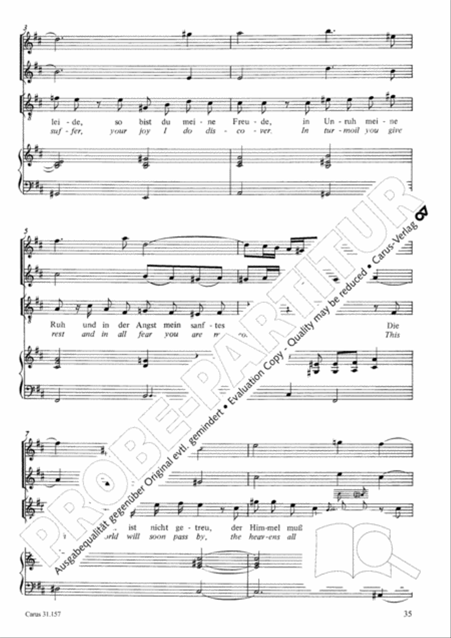 Lord, do not depart until I am blessed (Ich lasse dich nicht, du segnest mich denn) TB scores gallery preview page 36