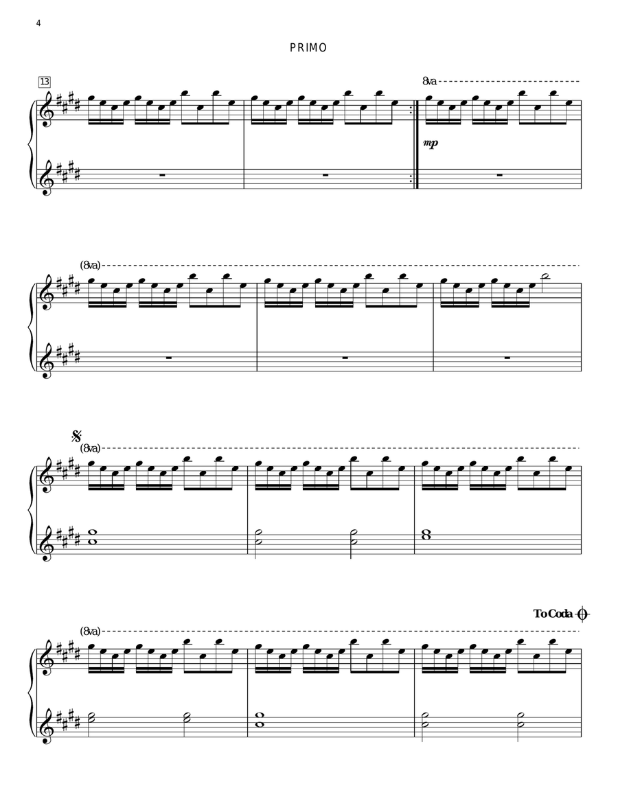 I Caught Myself I Caught Myself Piano Duet scores gallery preview page 4