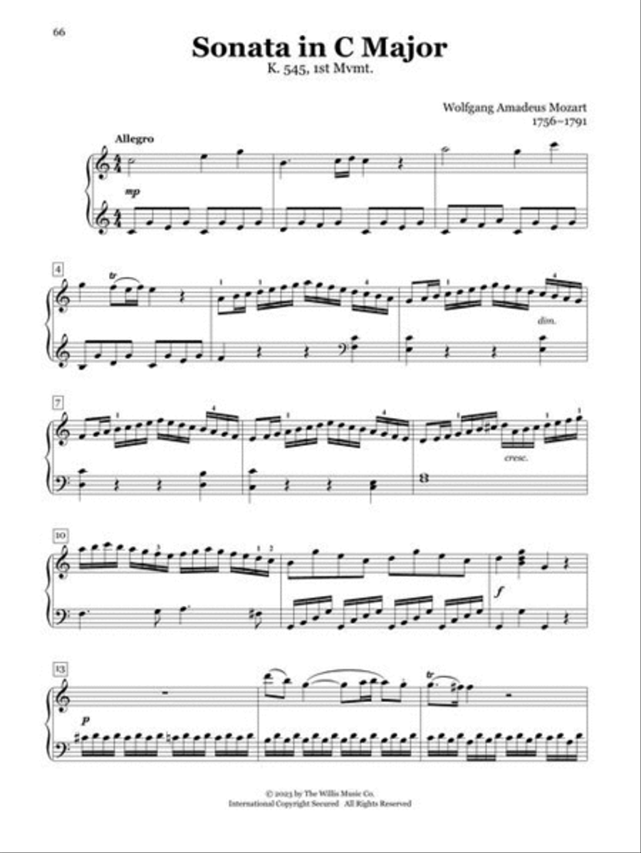 Masterpieces for the Modern Pianist Piano scores gallery preview page 7