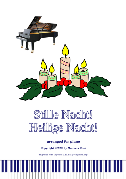 Silent night, holy night (piano, C major) image number null