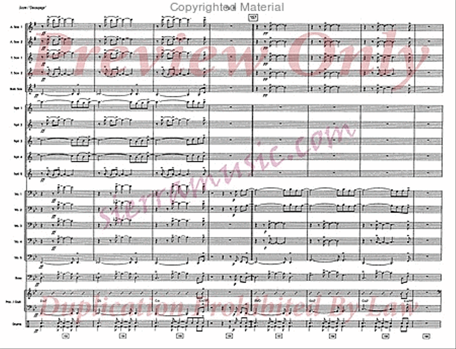 Decoupage Jazz Ensemble scores gallery preview page 21