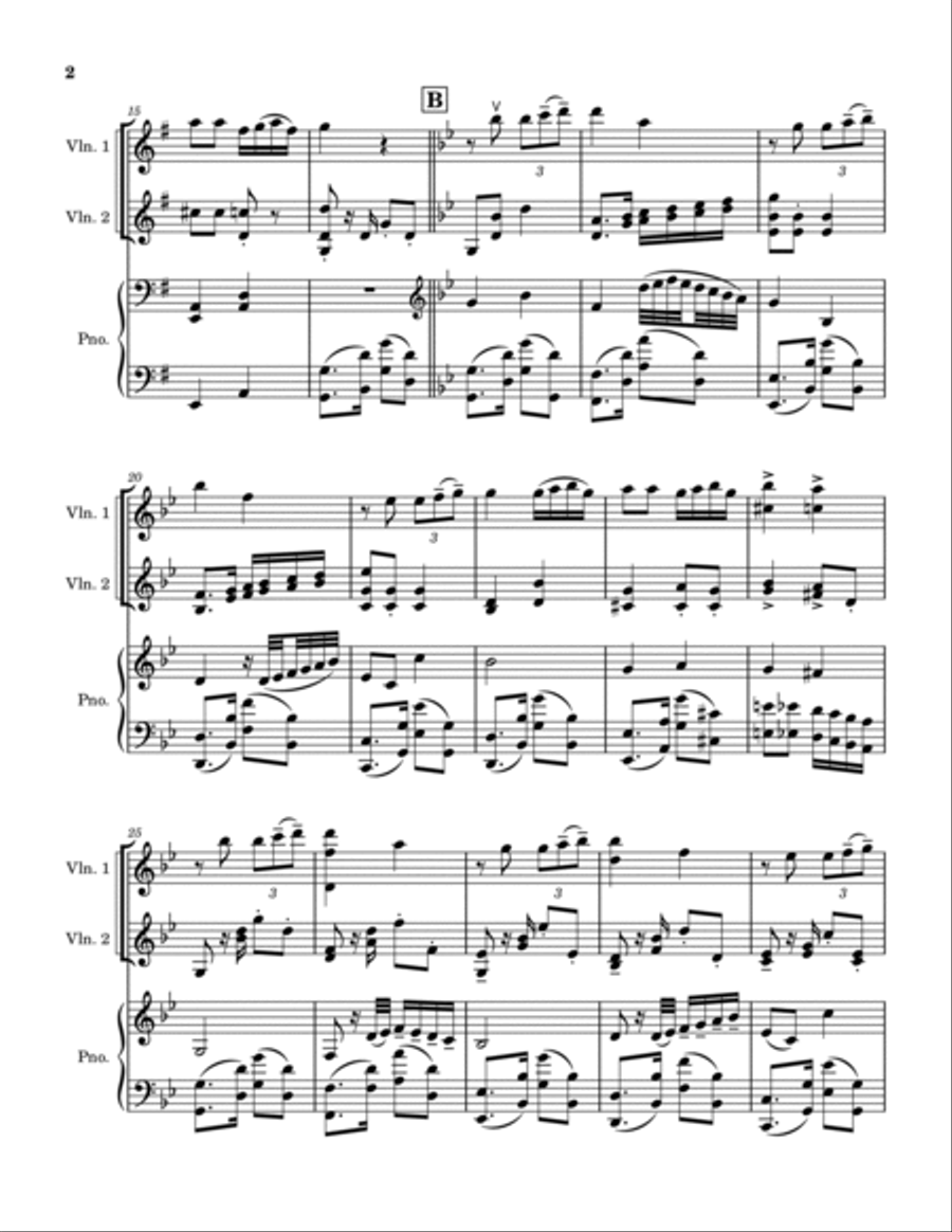 Por Una Cabeza String Duet scores gallery preview page 2