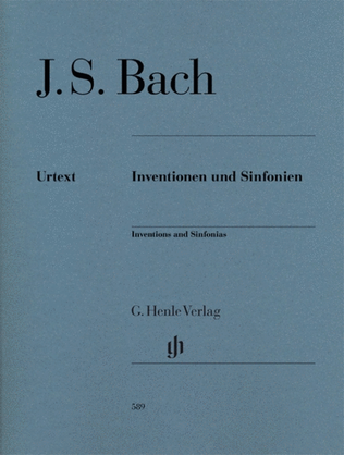 Book cover for Bach - Inventions And Sinfonias