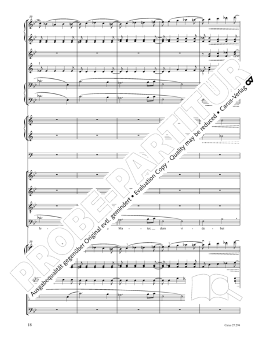 Stabat mater Stabat mater 4-Part scores gallery preview page 19