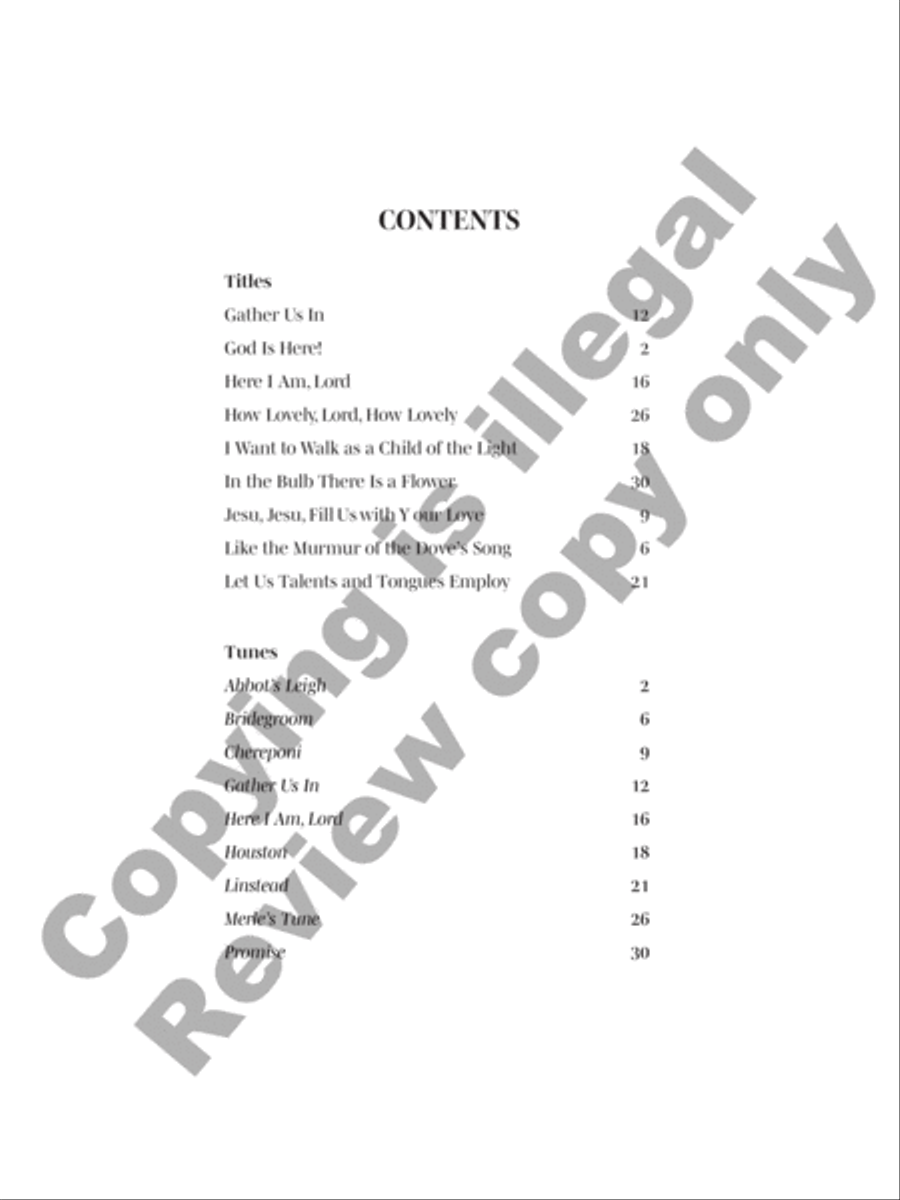 Gather Us In Gather Us In Piano Solo scores gallery preview page 2