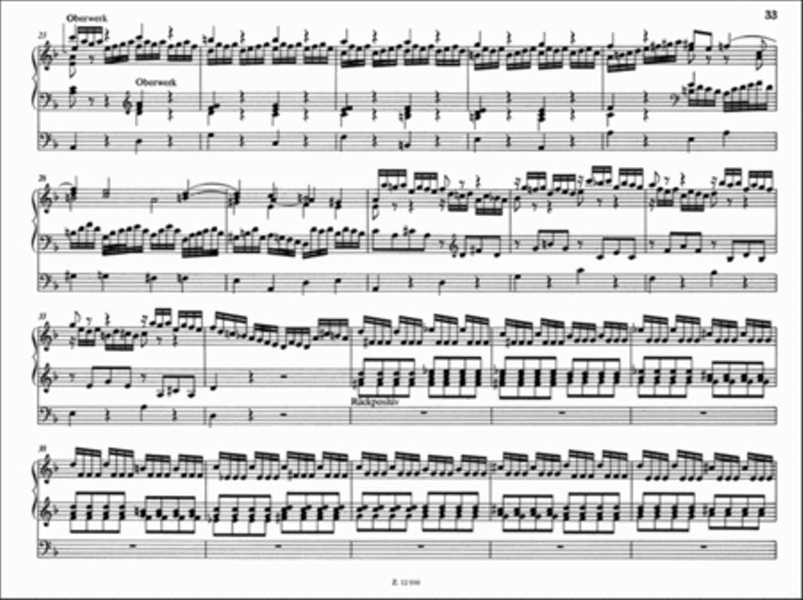 Sämtliche Orgelwerke X Concerti Organ scores gallery preview page 4