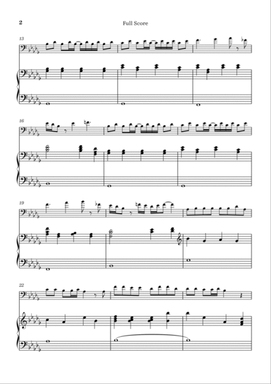 Peaches Peaches Piano scores gallery preview page 2