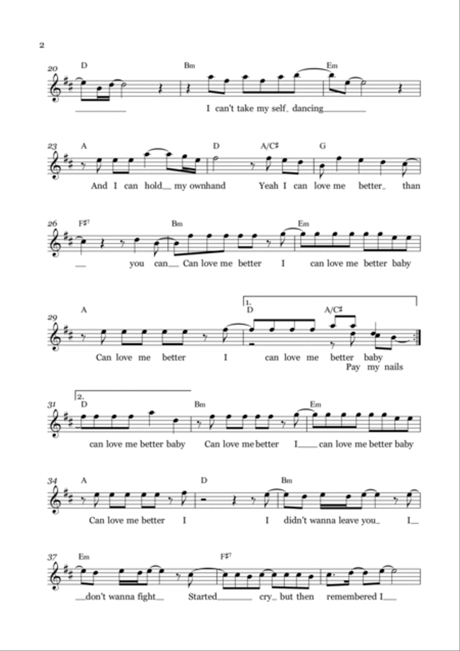 Flowers B-Flat Trumpet scores gallery preview page 2