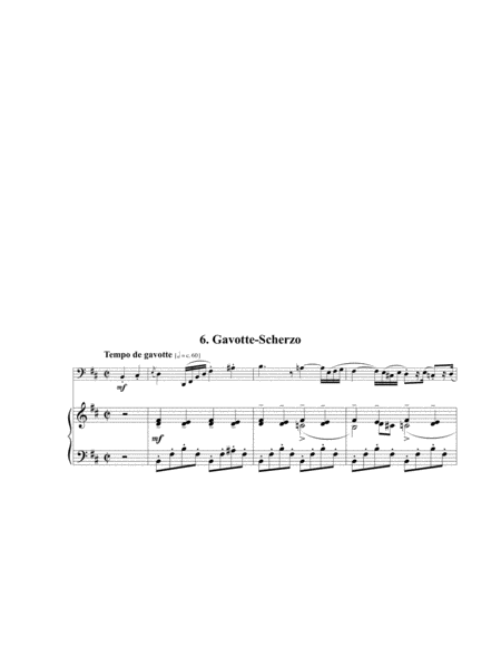 Pequena Suite for Tuba or Bass Trombone and Piano