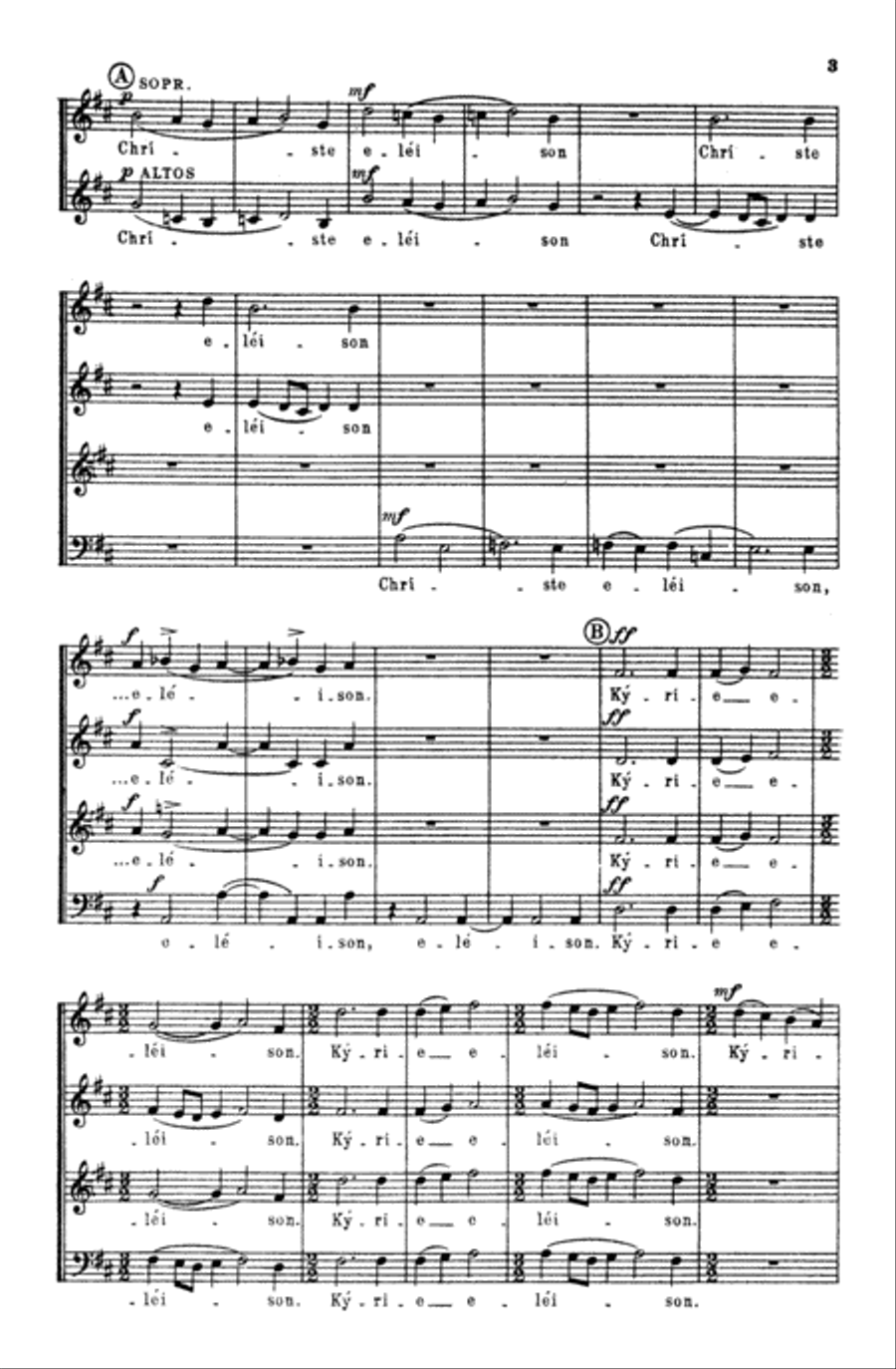 Missa Festiva (Op. 154) 4-Part scores gallery preview page 4