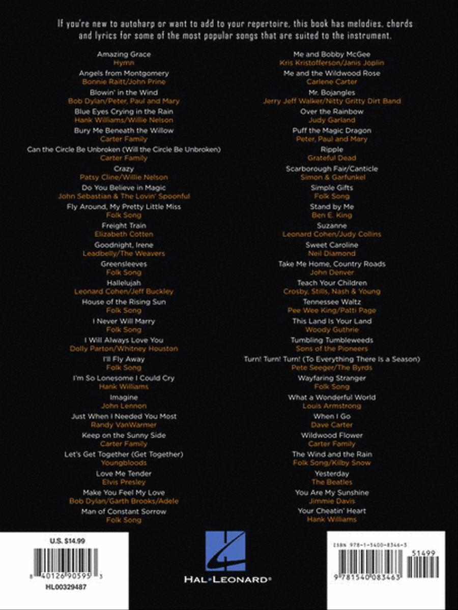 First 50 Songs You Should Play on Autoharp Autoharp scores gallery preview page 9