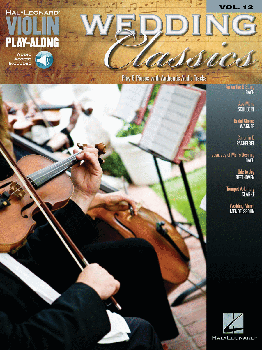 Wedding Classics (Violin Play-Along Volume 12)