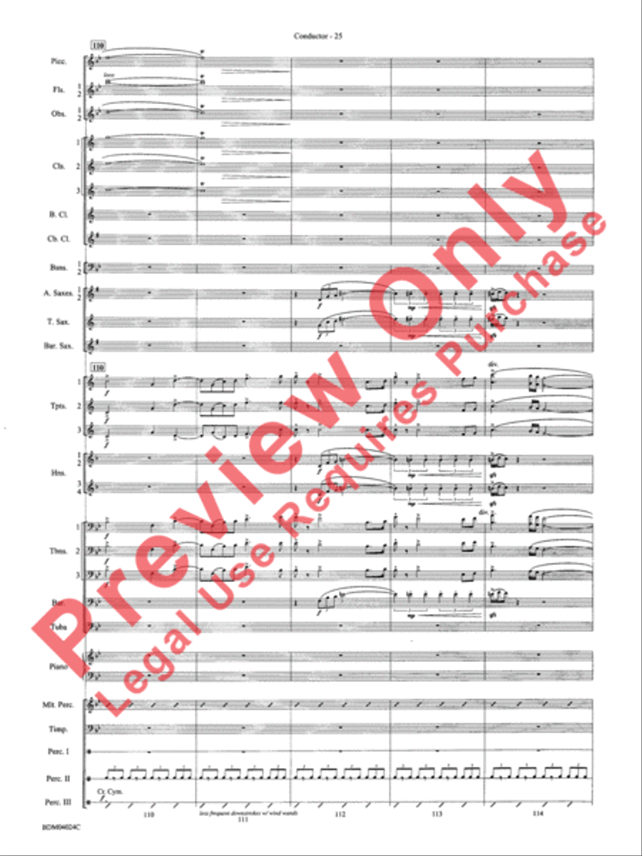 Ithaca (from The Odyssey (Symphony No. 2)) Concert Band scores gallery preview page 29