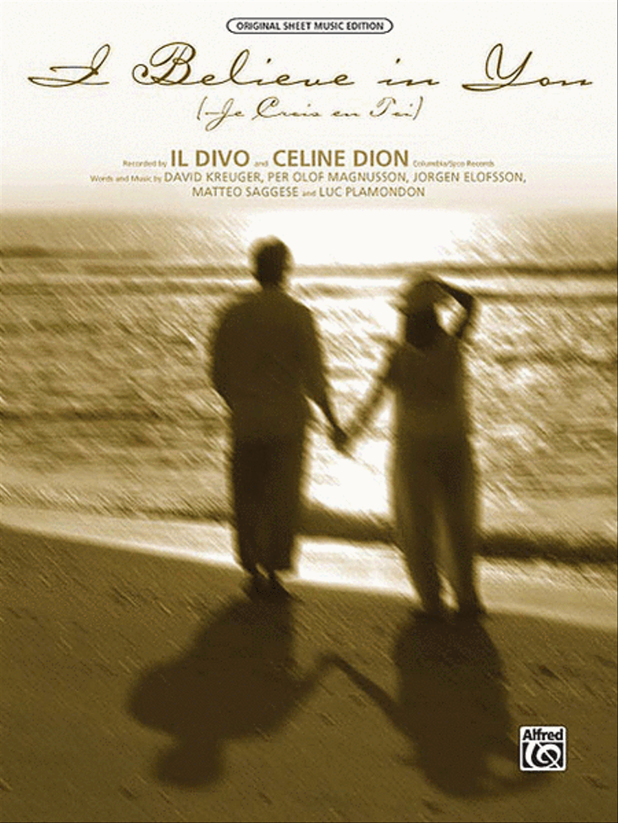 I Believe in You (Je Crois En Toi) Piano, Vocal, Guitar scores gallery preview page 1