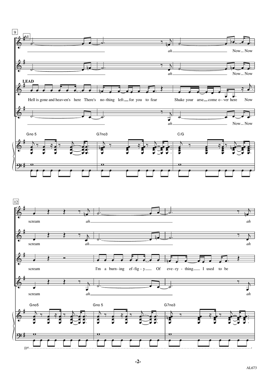 Let Me Entertain You SSAA scores gallery preview page 2