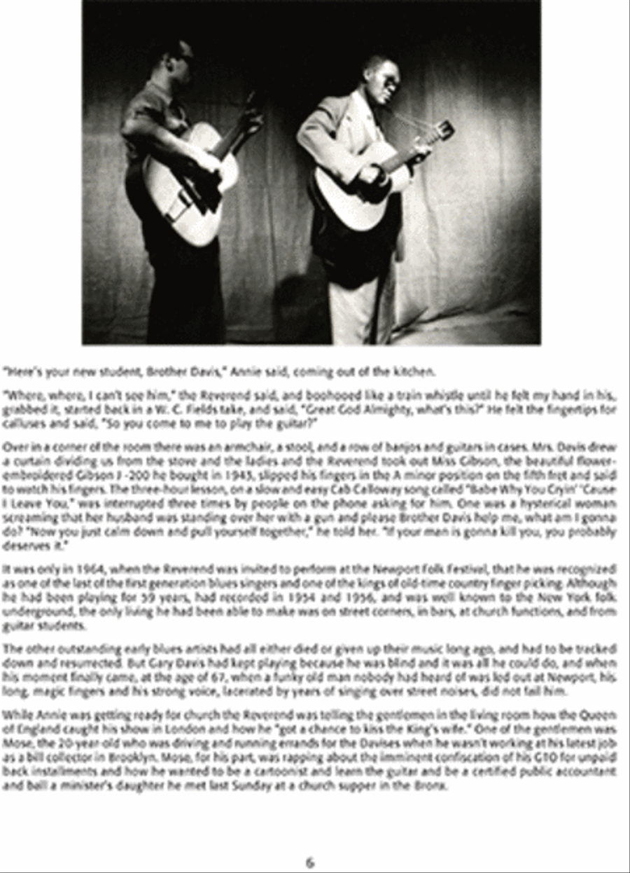 Blues & Ragtime Guitar of Rev. Gary Davis Guitar scores gallery preview page 2
