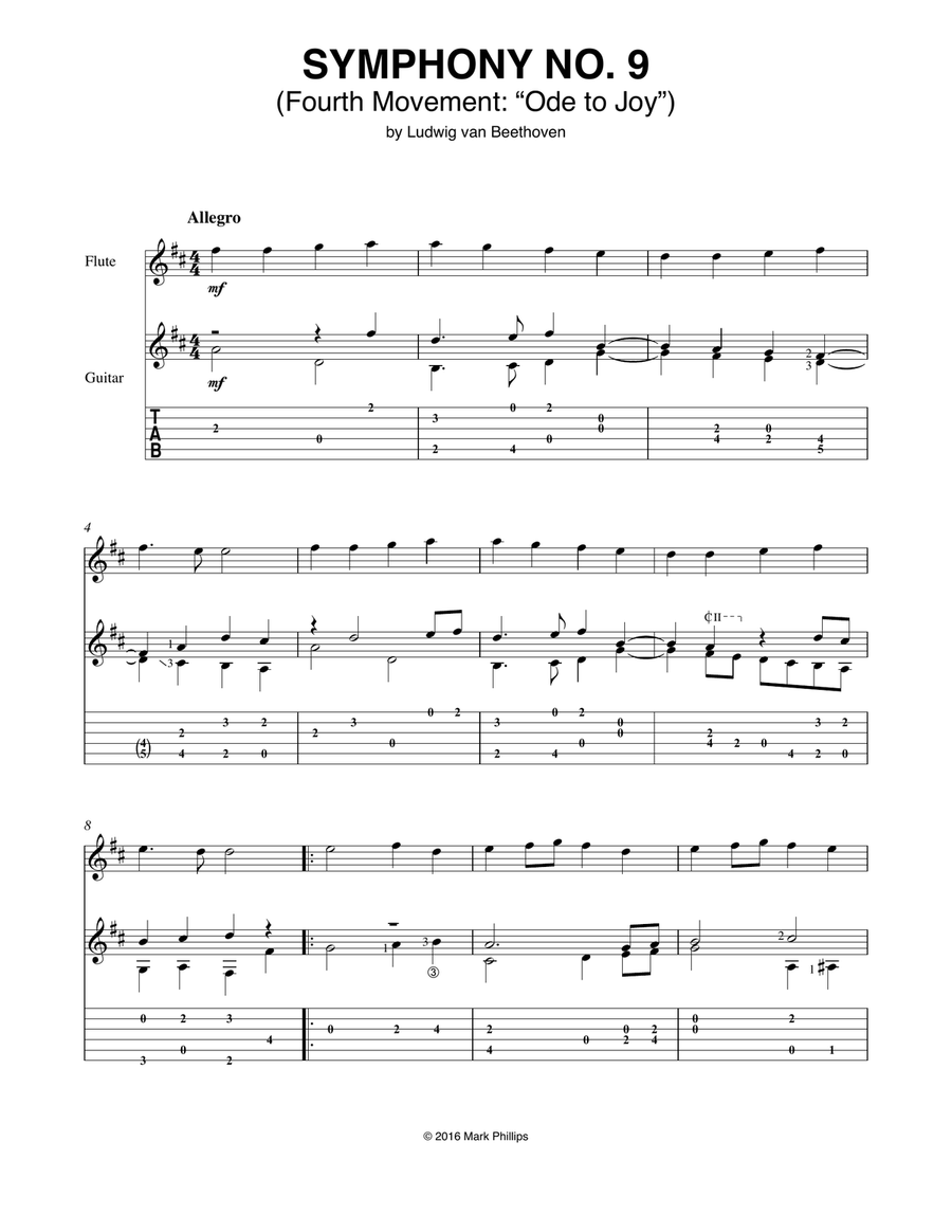 Symphony No. 9 (Fourth Movement Theme: 