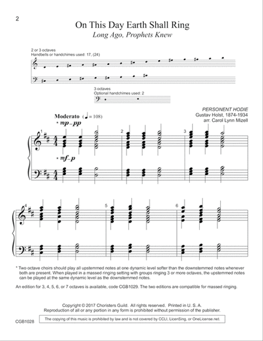 On This Day Earth Shall Ring (2-3 octaves) 3-Octaves scores gallery preview page 3