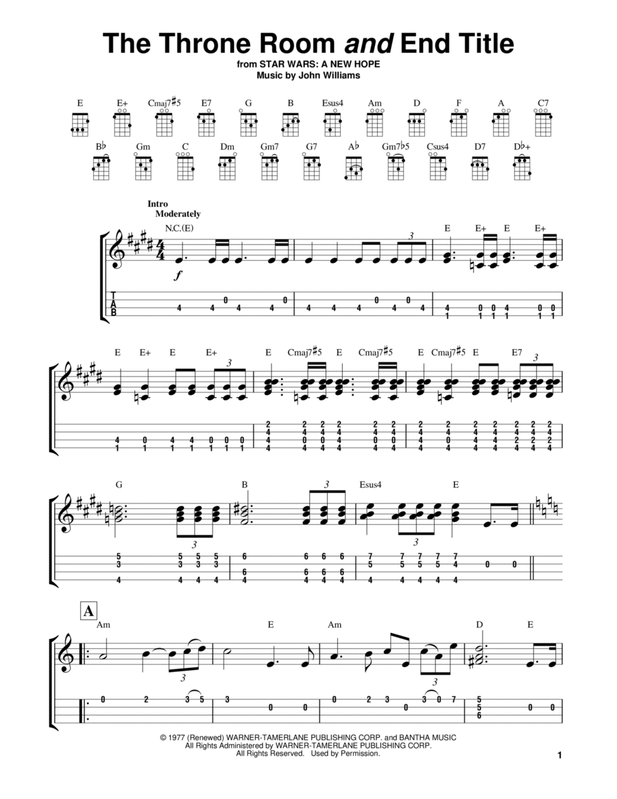 Star wars ukulele sale