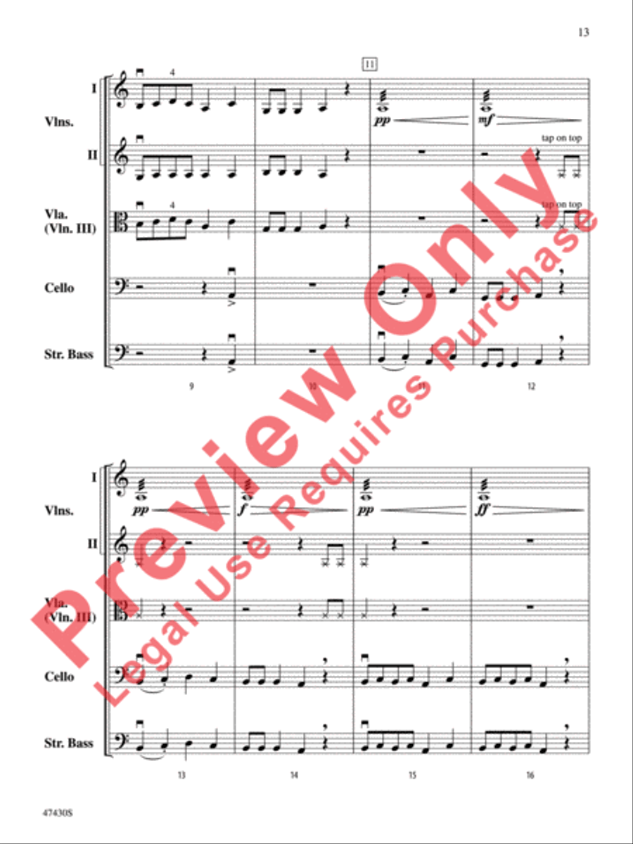 Sky Suite Sky Suite String Orchestra scores gallery preview page 14