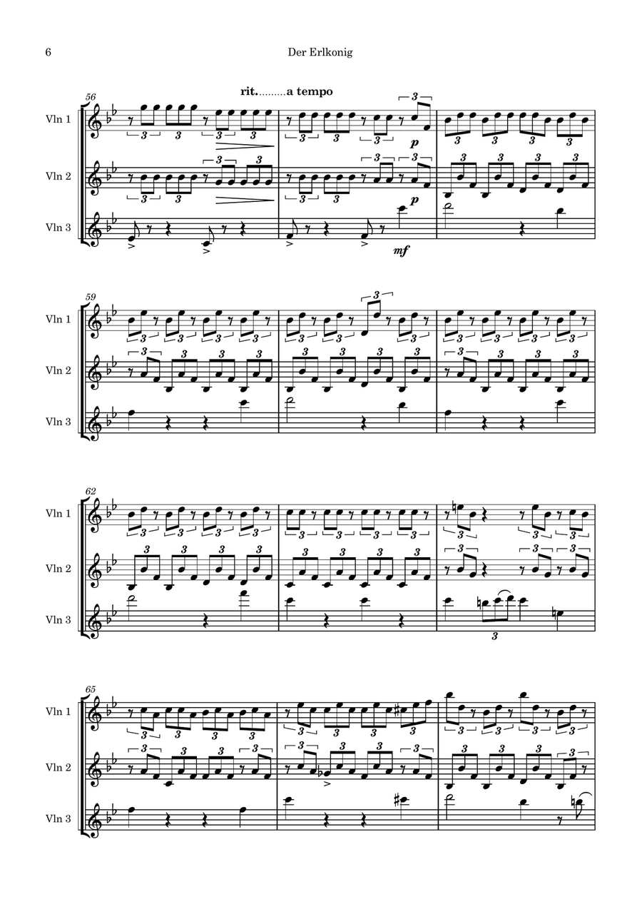 Der Erlkonig String Trio scores gallery preview page 6