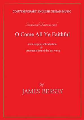 Book cover for O Come All Ye Faithful (Organ Fanfare & Ornamentation in Ab major)