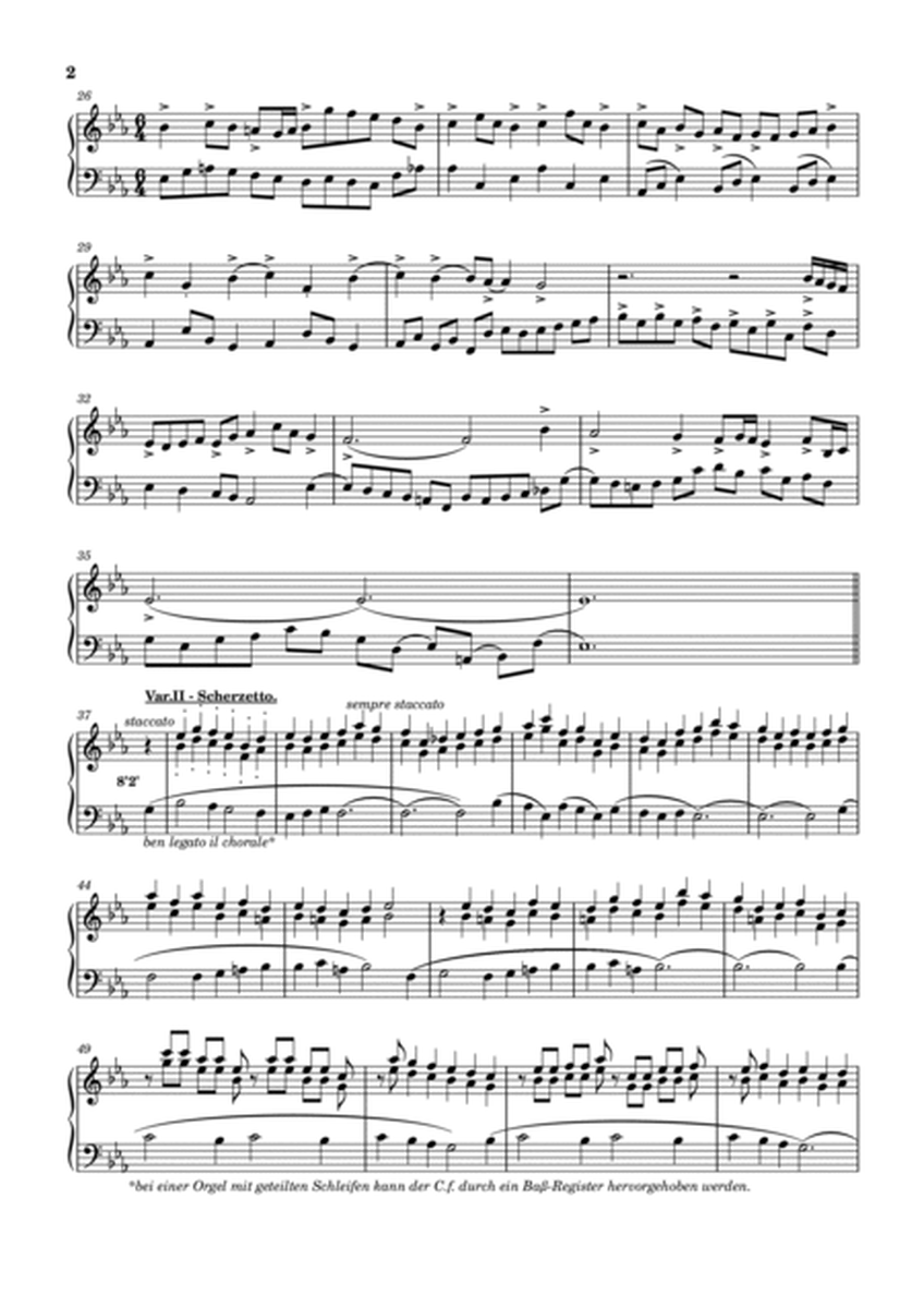 Partita / Variationen "Macht hoch die Tür" Op.4/1