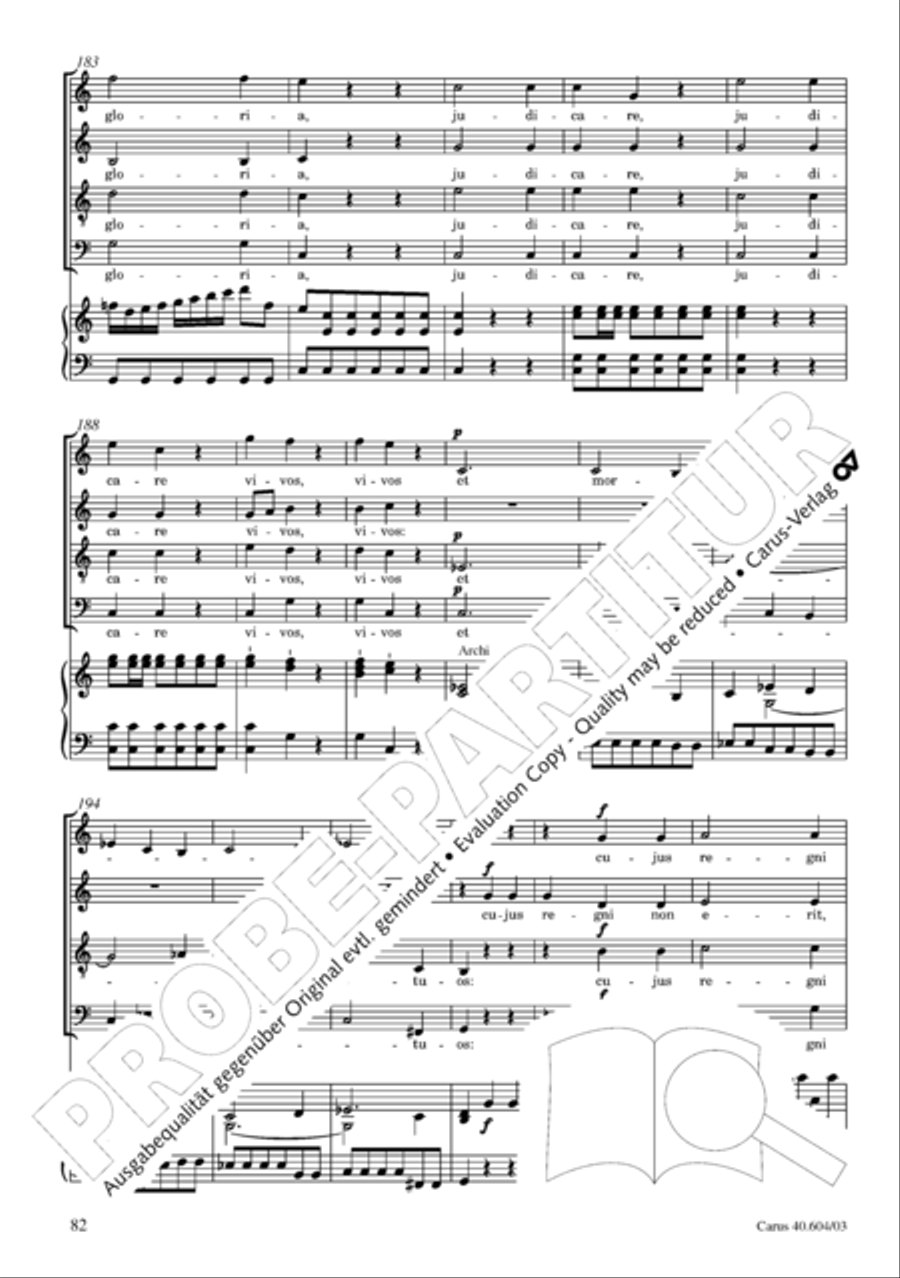 Grosse Mariazeller Messe in C 4-Part scores gallery preview page 91