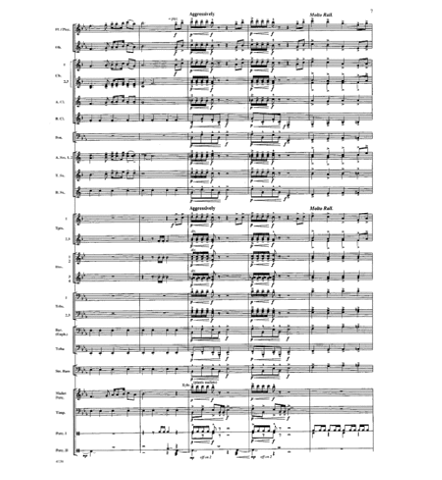 Where the River Flows Where the River Flows Concert Band scores gallery preview page 6