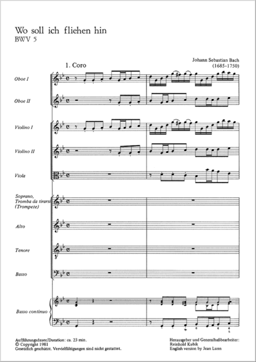 O where shall I now go (Wo soll ich fliehen hin) 4-Part scores gallery preview page 2