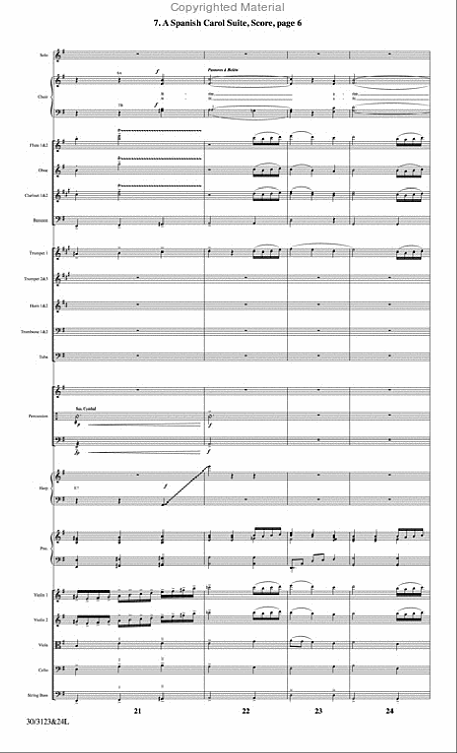 The Christmas Story - Set of Parts Choir scores gallery preview page 63