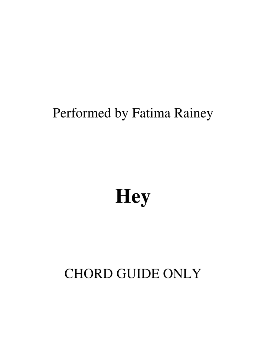 Hey Piano scores gallery preview page 1