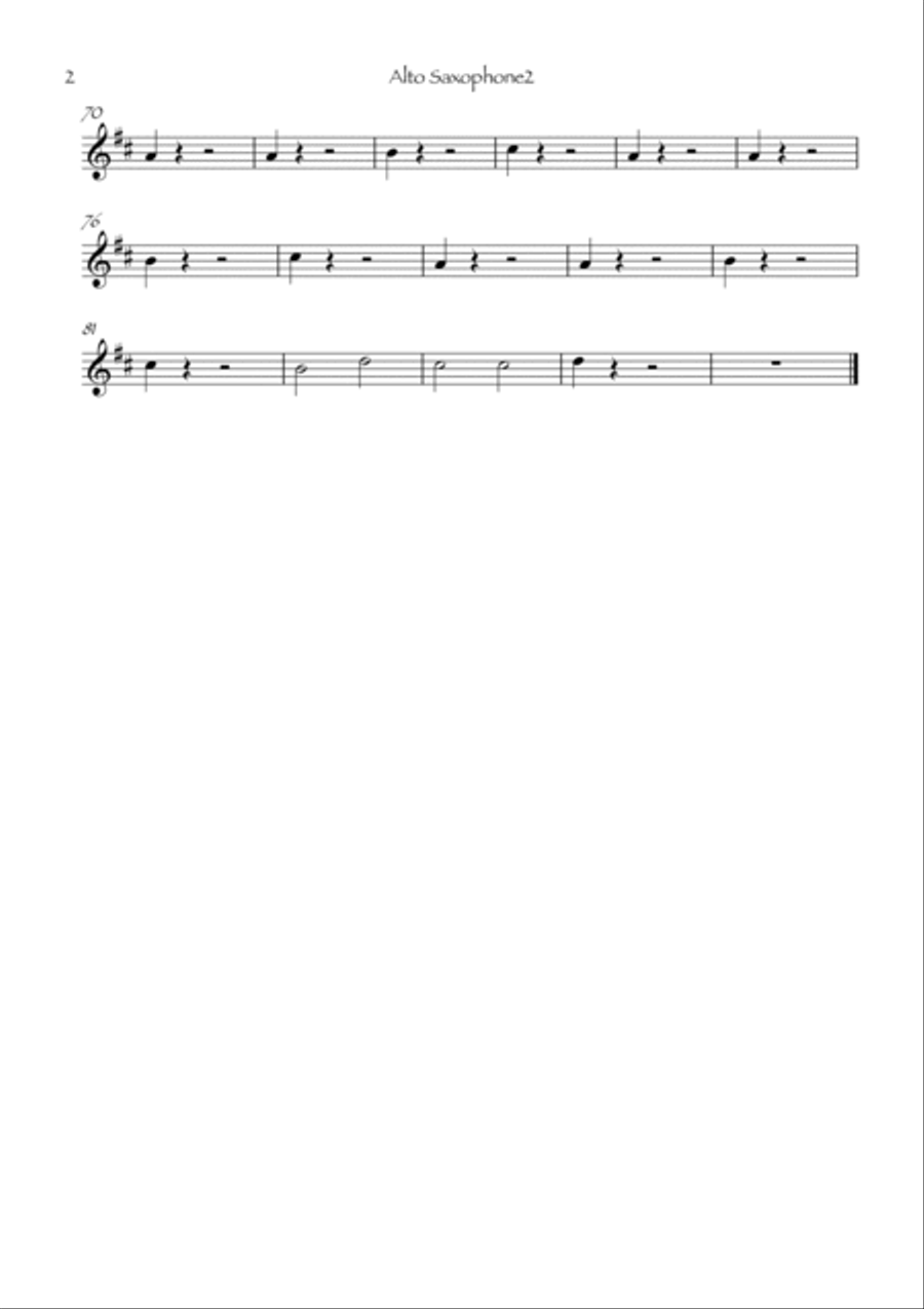 The Way You Look Tonight Woodwind Quartet scores gallery preview page 4