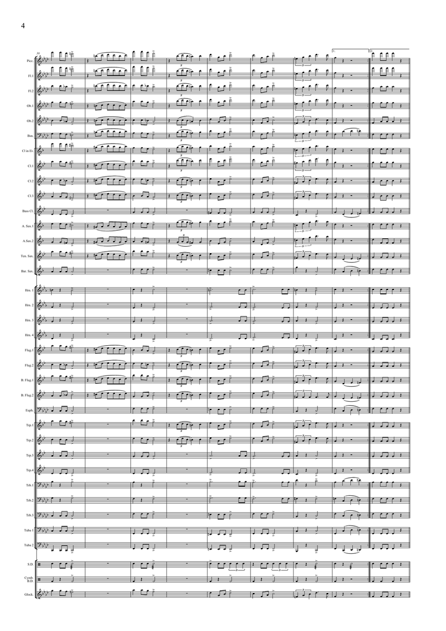 Jó szerencsét March Concert Band scores gallery preview page 6