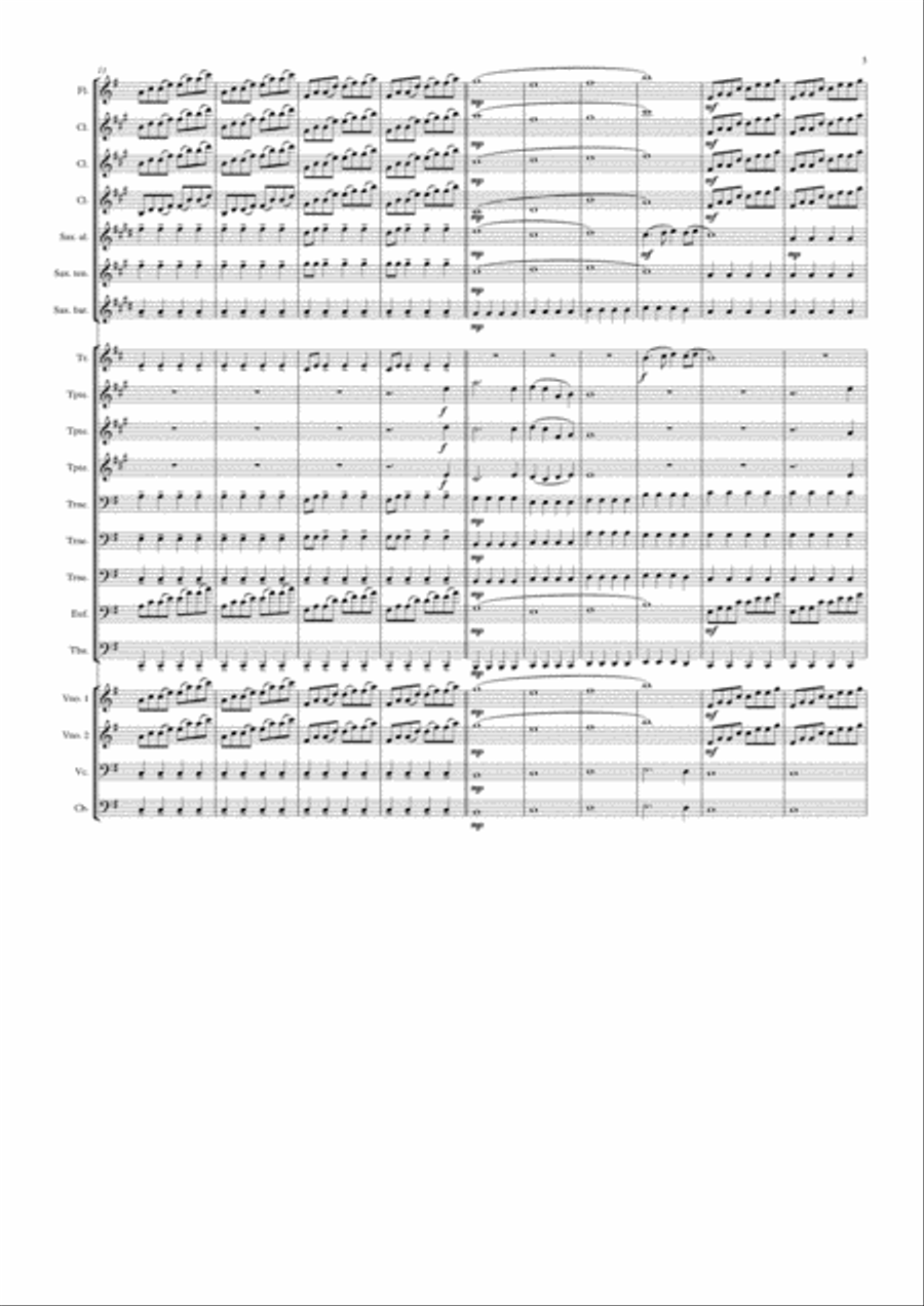 Uefa Champions League Team Concert Band scores gallery preview page 3