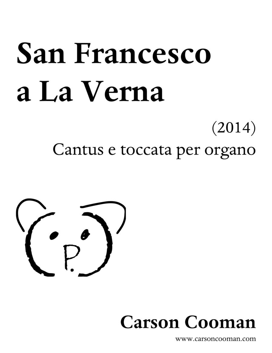 San Francesco a La Verna Organ Solo scores gallery preview page 1