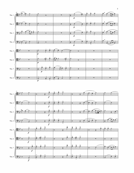 Pater Noster for 8-part Trombone Ensemble