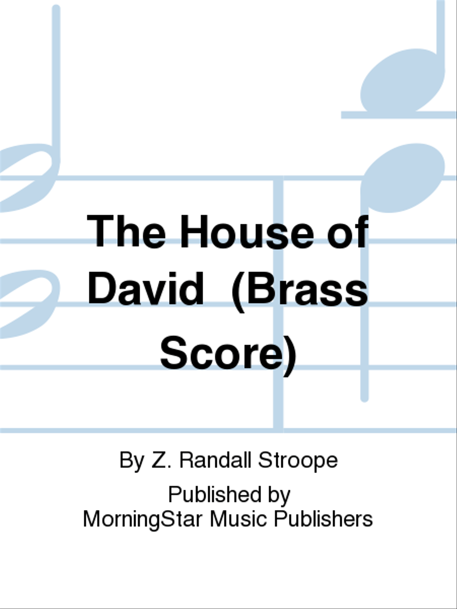 The House of David (Brass Score) Choir scores gallery preview page 1