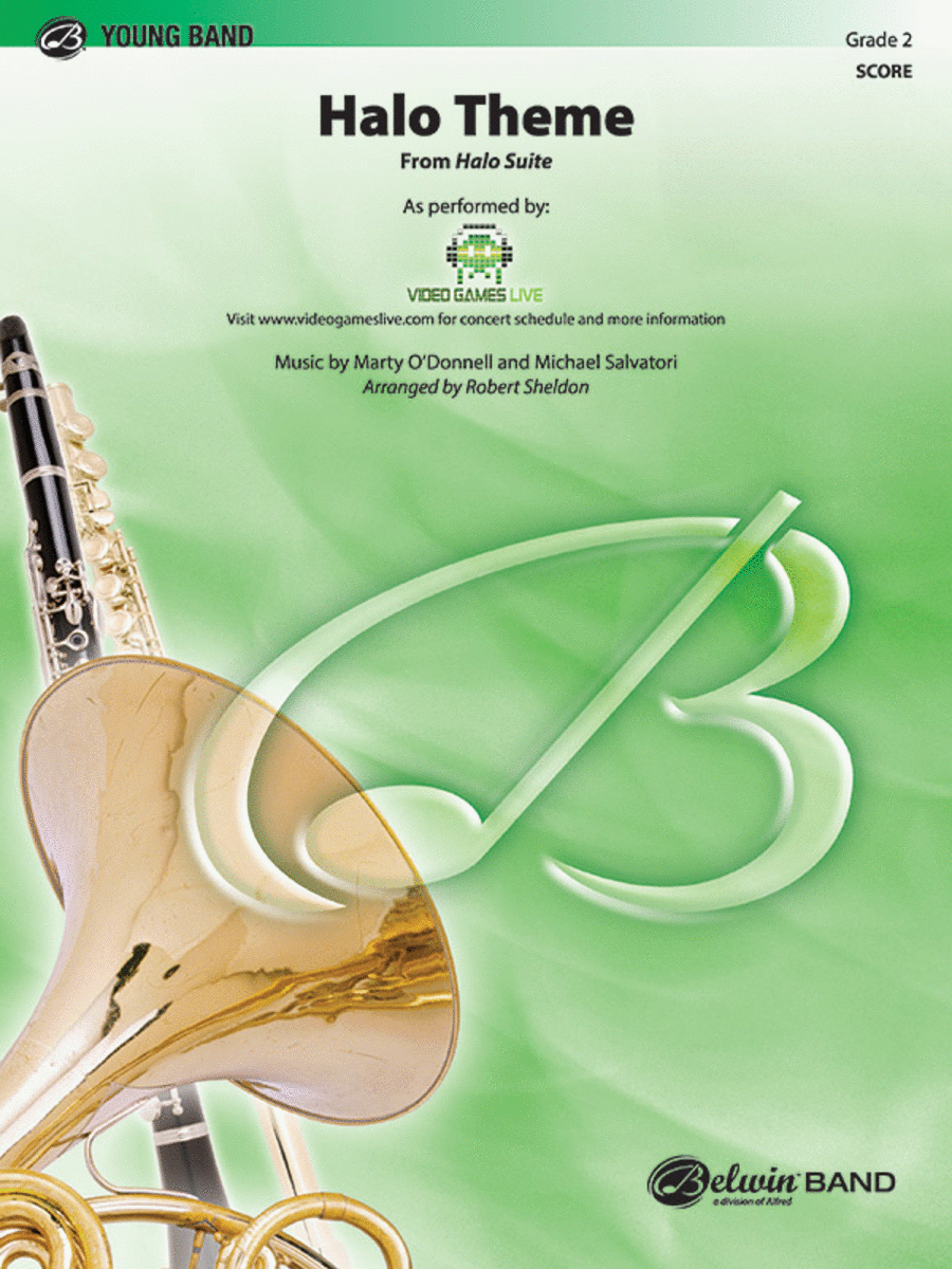 Halo Theme (from Halo Suite) Concert Band scores gallery preview page 1