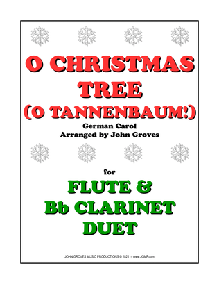 Book cover for O Christmas Tree (O Tannenbaum!) - Flute & Clarinet Duet