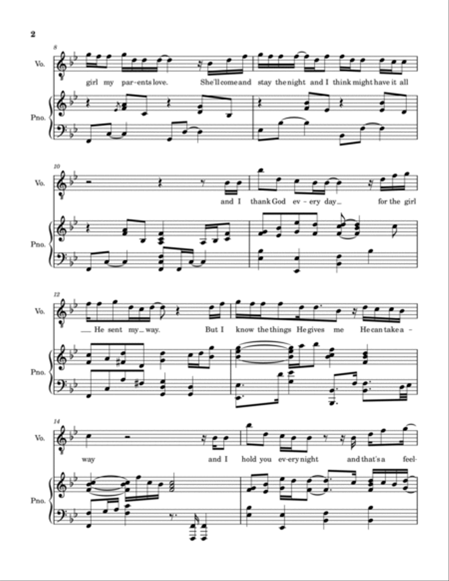 Beautiful Things Voice scores gallery preview page 2