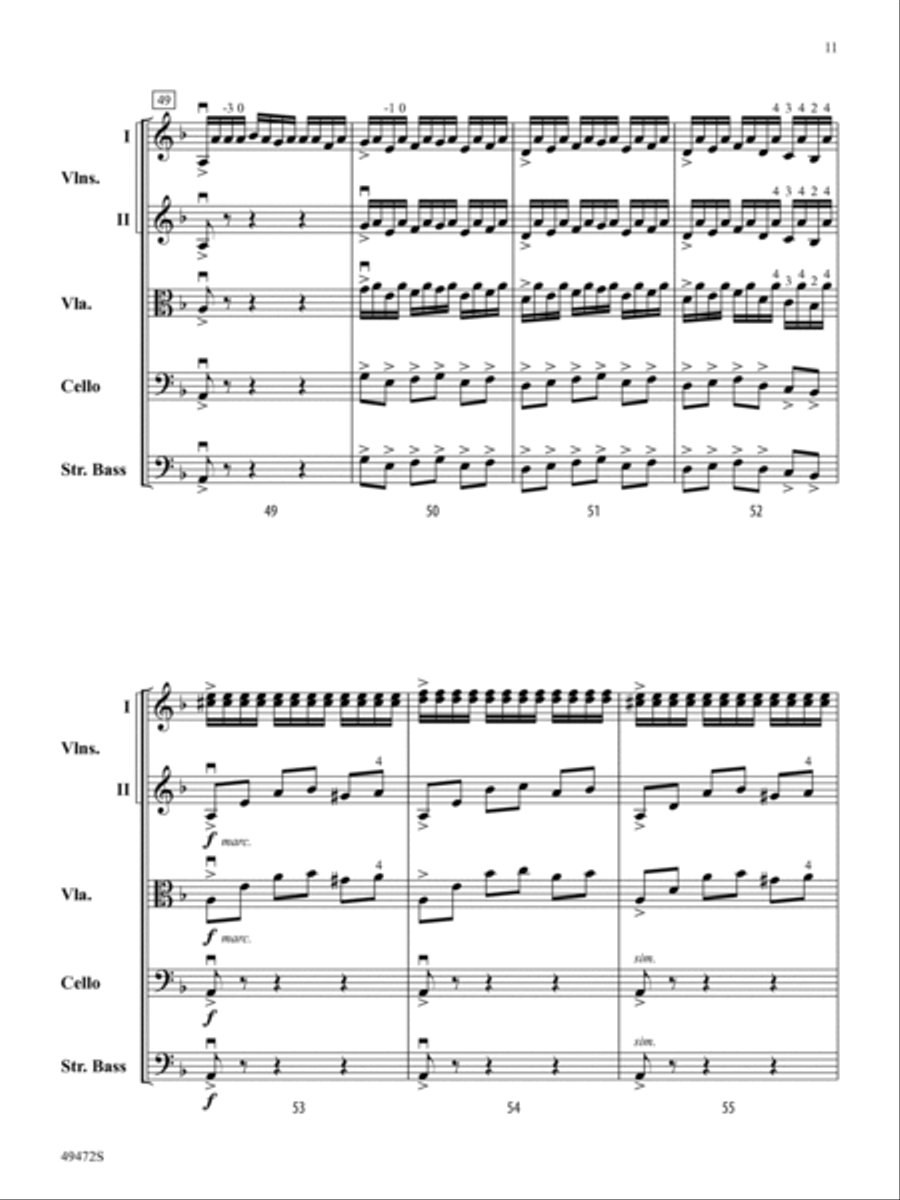 Fantasía Española String Orchestra scores gallery preview page 12
