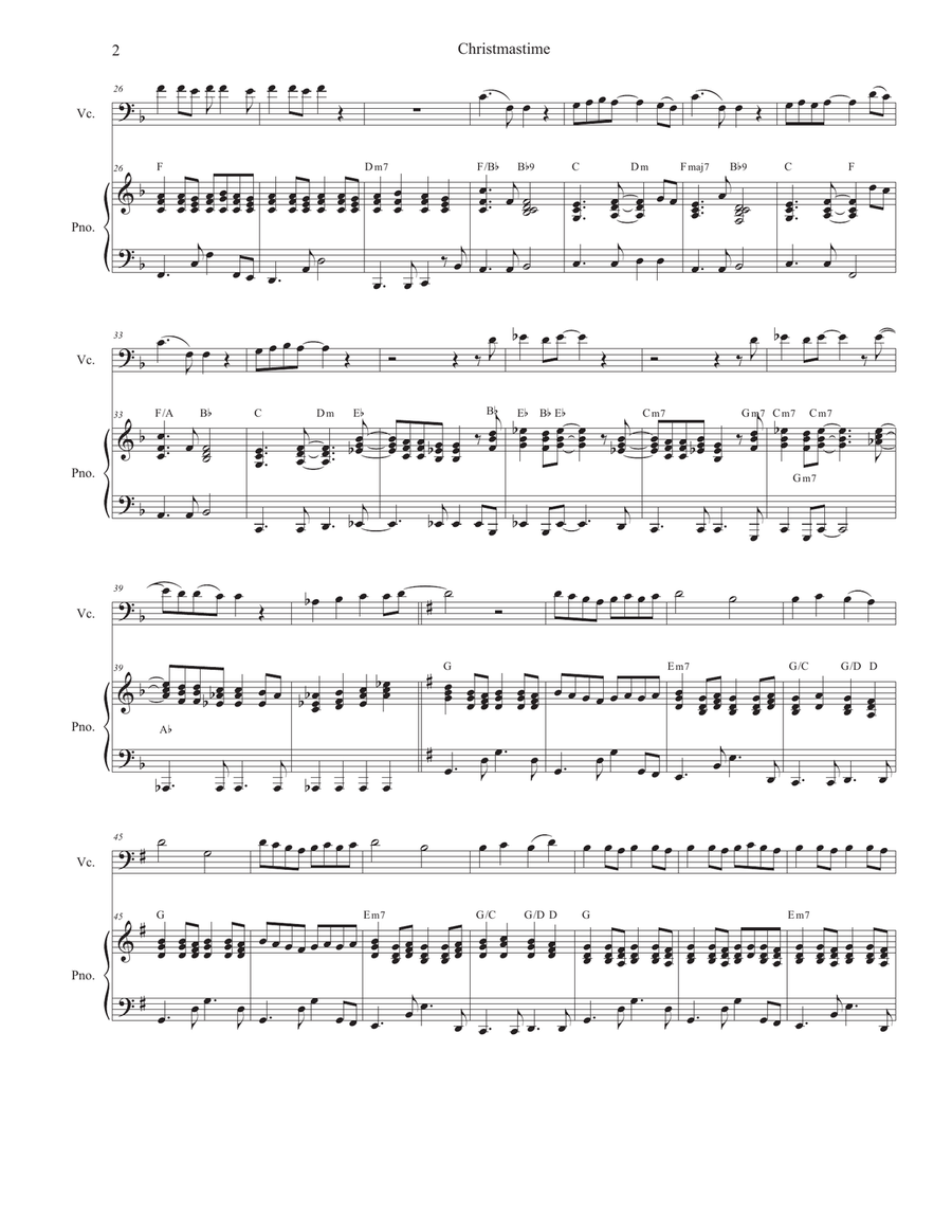 Christmastime Piano scores gallery preview page 2