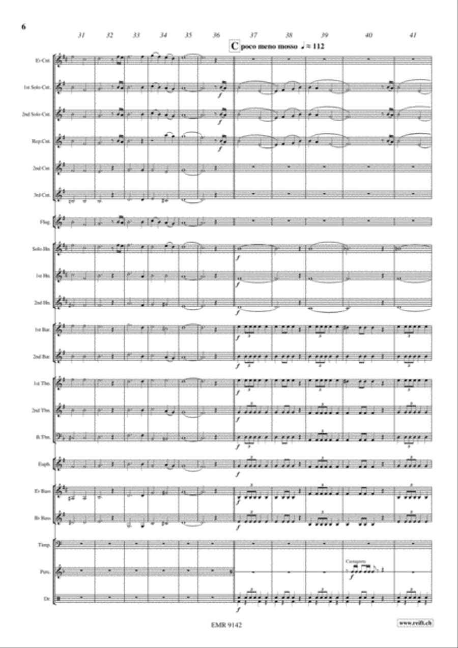 For A Few Dollars More Brass Band scores gallery preview page 7