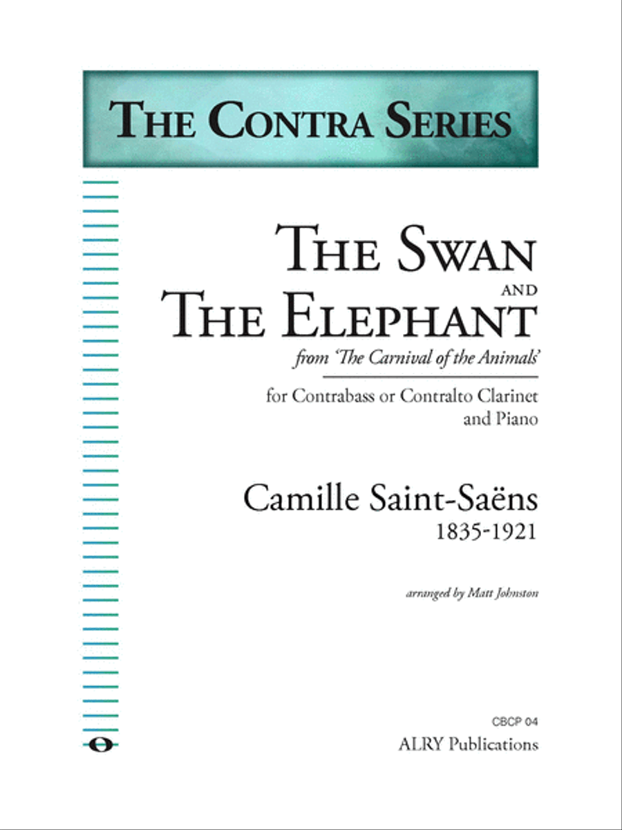 The Swan and The Elephant from The Carnival of the Animals A Clarinet scores gallery preview page 1