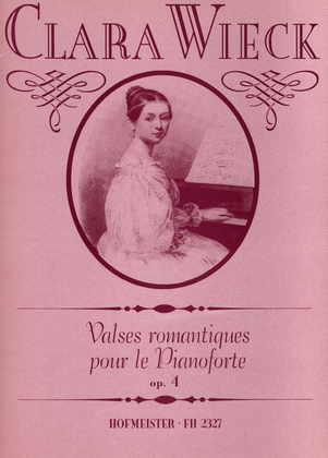 Book cover for Valses romantiques op. 4