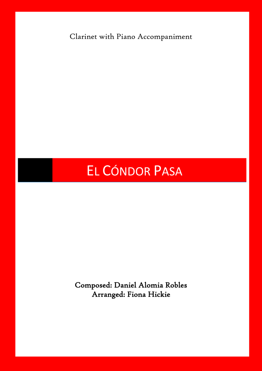 El Condor Pasa Clarinet Solo scores gallery preview page 1