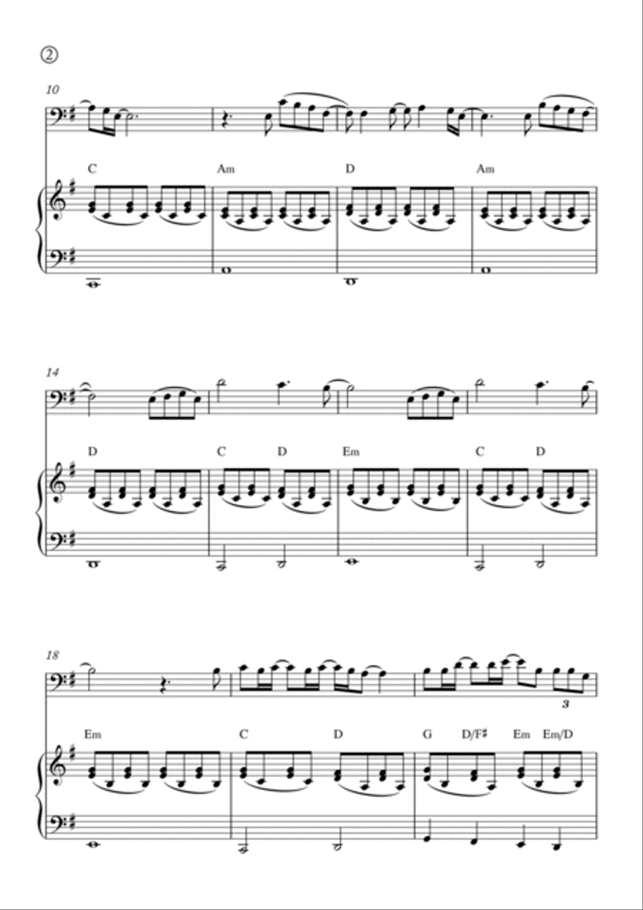 Talking To The Moon Piano scores gallery preview page 2