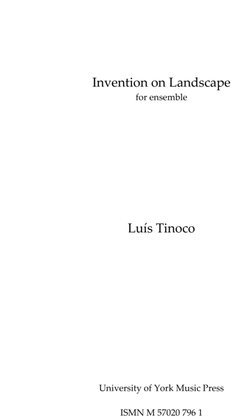 Book cover for Invention on Landscape