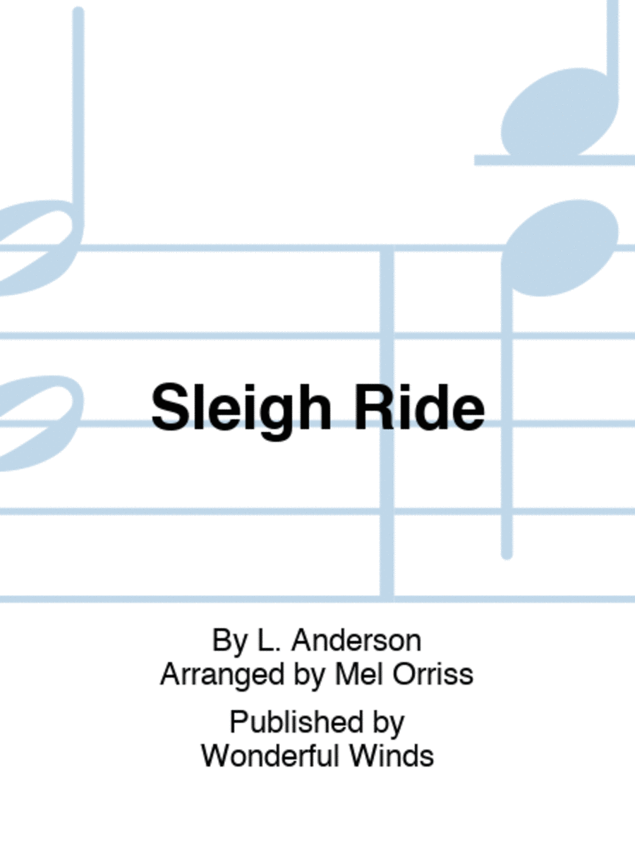 Sleigh Ride Flute Quartet scores gallery preview page 1